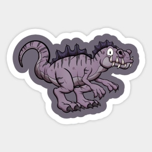 Happy Smiling Acrocanthosaurus Sticker